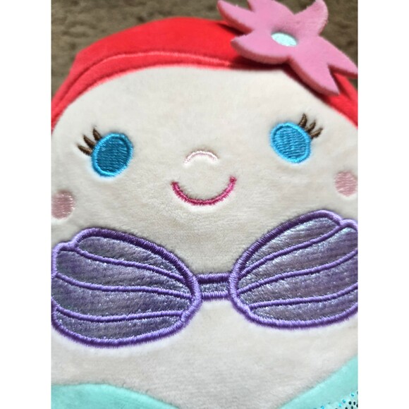 Disney Squishmallows Ariel Plush 8" The Little Mermaid Super Soft Stuffed Toy - Picture 5 of 5